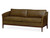 Hester Leather Apartment Sofa