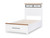 Dutton Metalwork Panel Bed with Storage Footboard