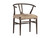 Unionworks Hanz Wishbone Dining Chair - Fur Seat