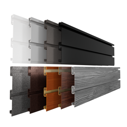 Aluminum Slatwall Panels - Strong Wall - 4 Foot Section