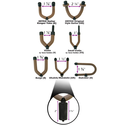 Yoke / Cradle Only (2 Inch Bolt Length - CC11 Style)