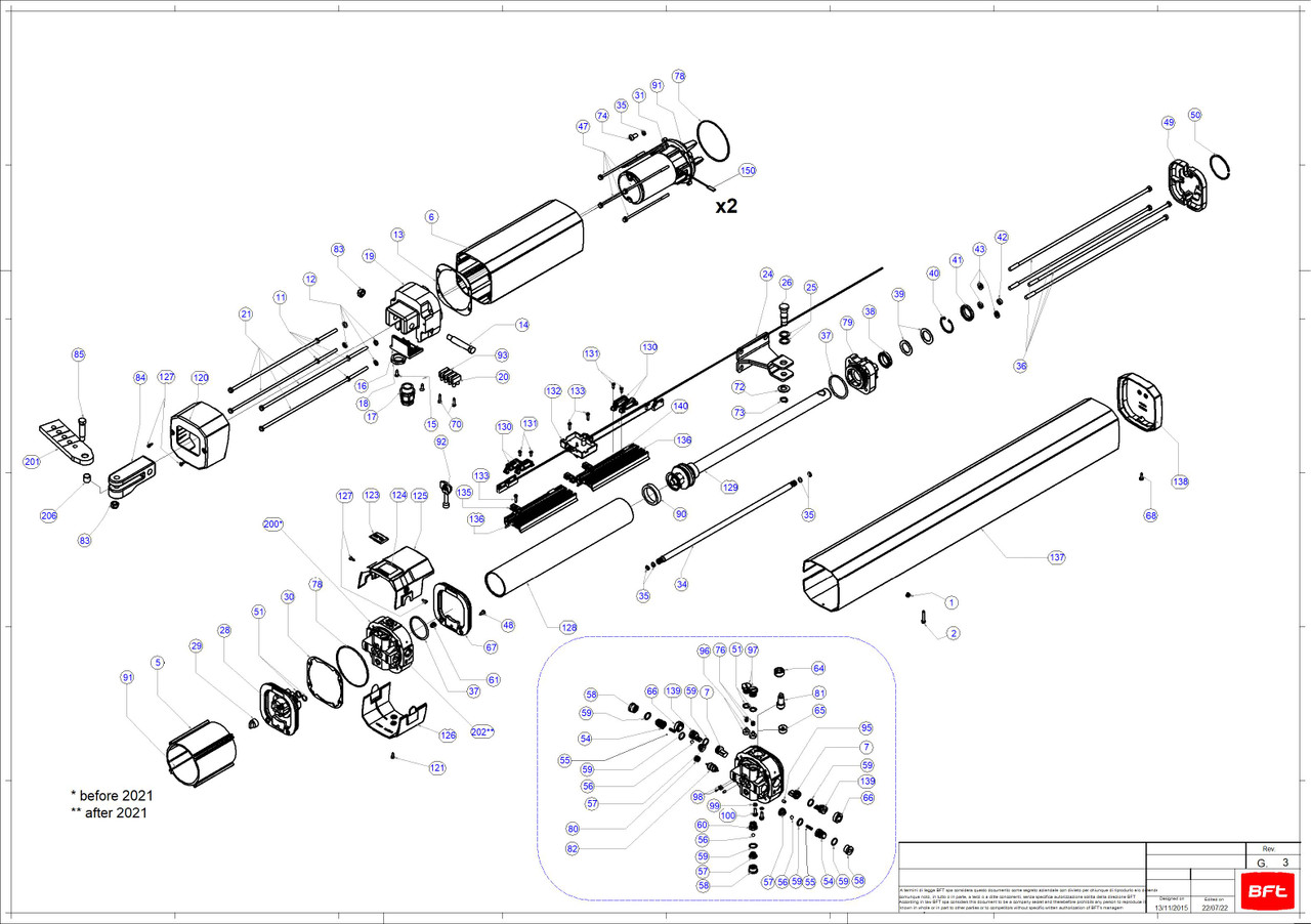 GIUNO BT A50 EXPLODE DIAGRAM