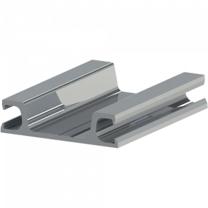 ASO AL25 14B ALUMINIUM PROFILE BLACK (RUB004 & RUB005) (£P/M)