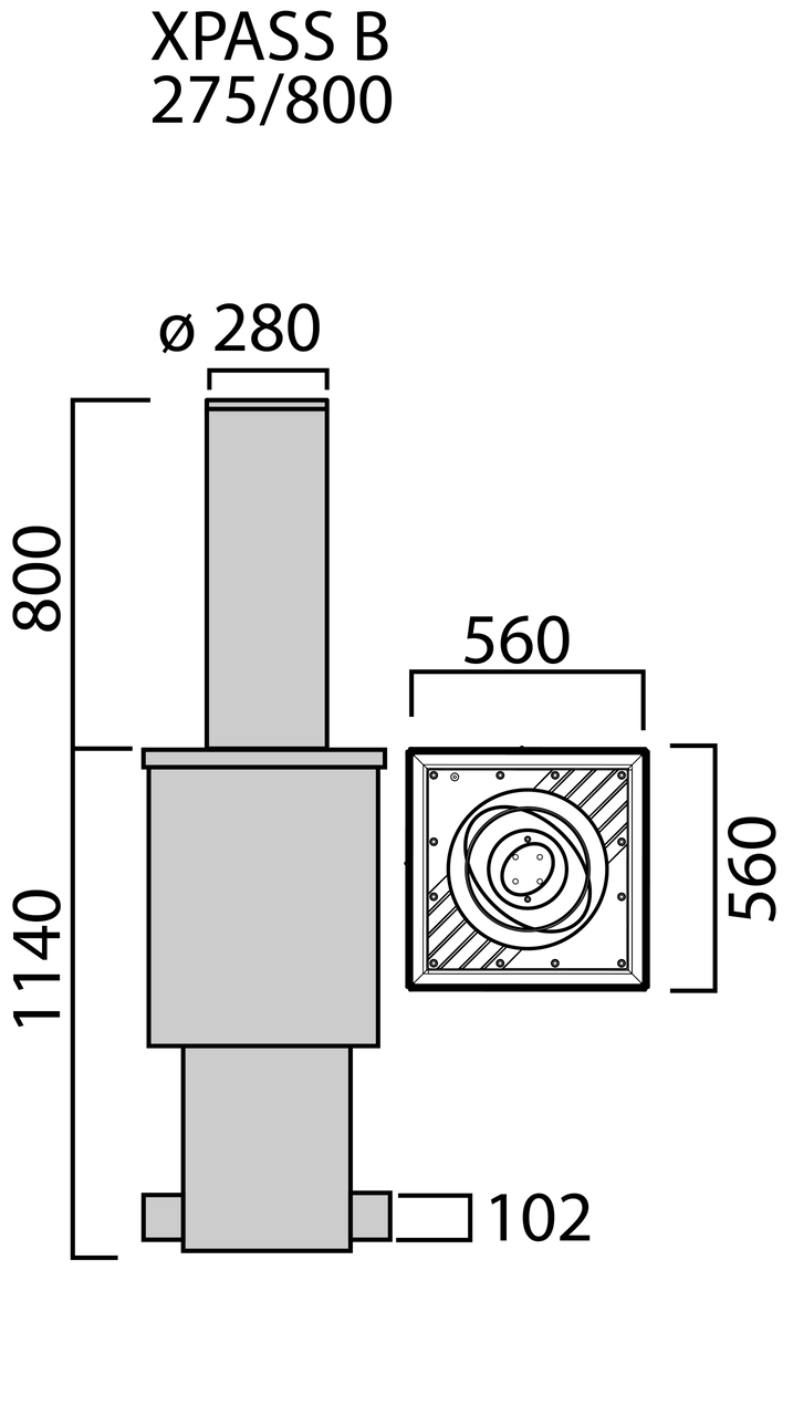 XPASS 800 - Crash-rated bollard