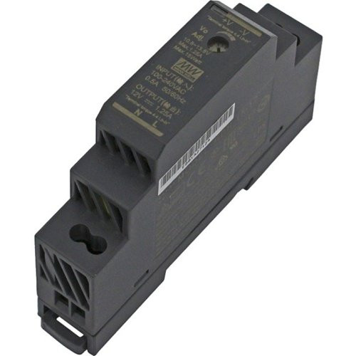 SWITCHED MODE 1.25A 12VDC DIN MOUNT PSU