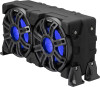 Kicker 51MWLE102 10 " 800W Peak (400W RMS) Loaded Single Sealed Marine Enclosure with Passive Radiator