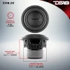 DS18 ZXI8.2D 8" 600W RMS DVC 2-Ohm High Excursion Subwoofer Quad Stacked Magnets infographics