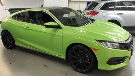 Monster Green Honda Civic