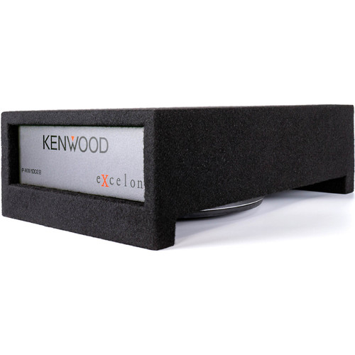 Kenwood P-XW1002B 10" Sealed Down-Firing Subwoofer Enclosure – 1000W Peak