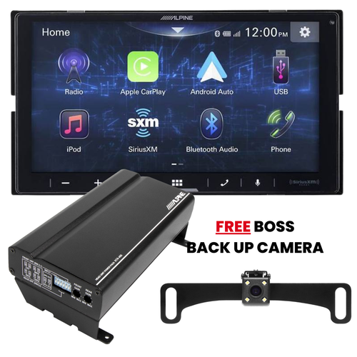 Alpine ILX-W670 and KTA-450 with free Boss backup camera