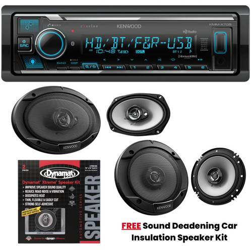 Kenwood KDC-X305 + KFC-6966S + KFC-1666S with Free Sound Deadening