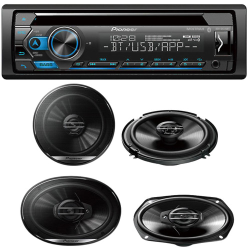 Pioneer DEH-S4220BT + TS-G6930F + TS-G1620F Speaker Set