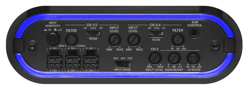 Planet Audio MB2200.5D 5 Channel Full Range Class D Amplifier