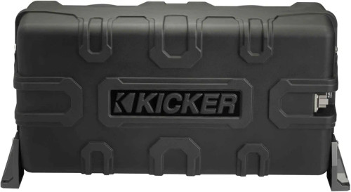 Kicker 51MWLE102 10 " 800W Peak (400W RMS) Loaded Single Sealed Marine Enclosure with Passive Radiator