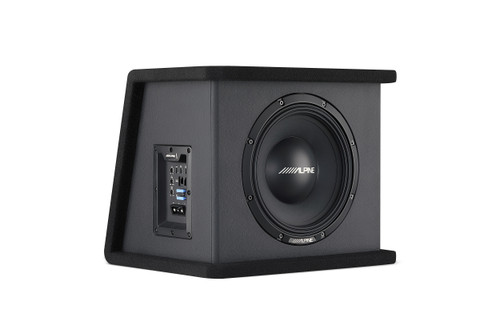Alpine PWE-SB10 10" Powered Subwoofer Wedge Enclosure