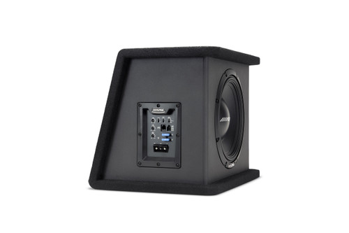 Alpine PWE-SB10 10" Powered Subwoofer Wedge Enclosure