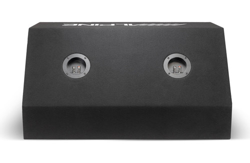 Alpine W-DB12V Vented subwoofer enclosure with two 12" W12S4 Bass Series subwoofers