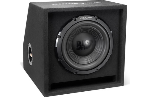 Alpine W-SB10V Vented subwoofer enclosure with 10" W10S4 Bass Series subwoofer