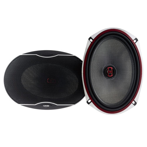 DS18 EXL-SQ6.9 6x9" 160W RMS 3-Ohm 2-Way Coaxial Speaker with Fiber Glass Cone in pair