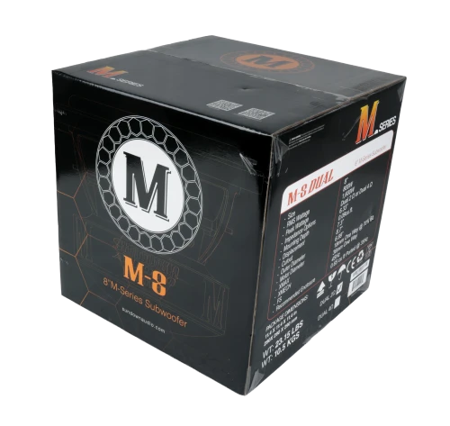Sundown Audio M-8 8" M-Series 1600W Max (800W RMS) Subwoofer - Dual 2/4 Ohm Box