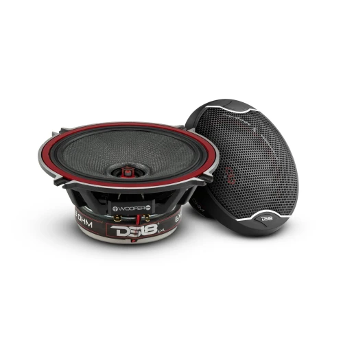 DS18 EXL-SQ5.25 5.25" 80W RMS 3-Ohm EXL Series 2-Way Coaxial Speaker with Fiber Glass Cone