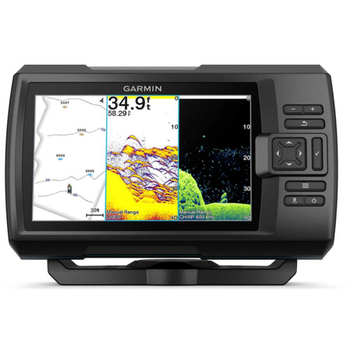 Garmin STRIKER Vivid 7cv with GT20-TM Transducer - 7" Color Fishfinder and Sonar Transducer, Vivid Scanning Sonar Color Palettes