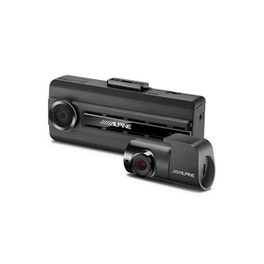 アクセサリー ALPINE DVR-C310R BLACK Alpine DVR-C310R Premium 1080P Dash Camera Bundle (Front