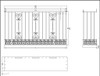 Rectangular planter base with no decorative brackets