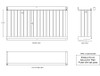 Roman Picket Balcony Faux