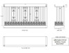 Mexican Scroll Faux 70W 12D 42H
