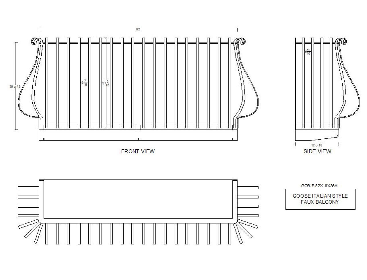 Steel Balconette, Steel twister belly and nose balconettes, steel juliet  balconies