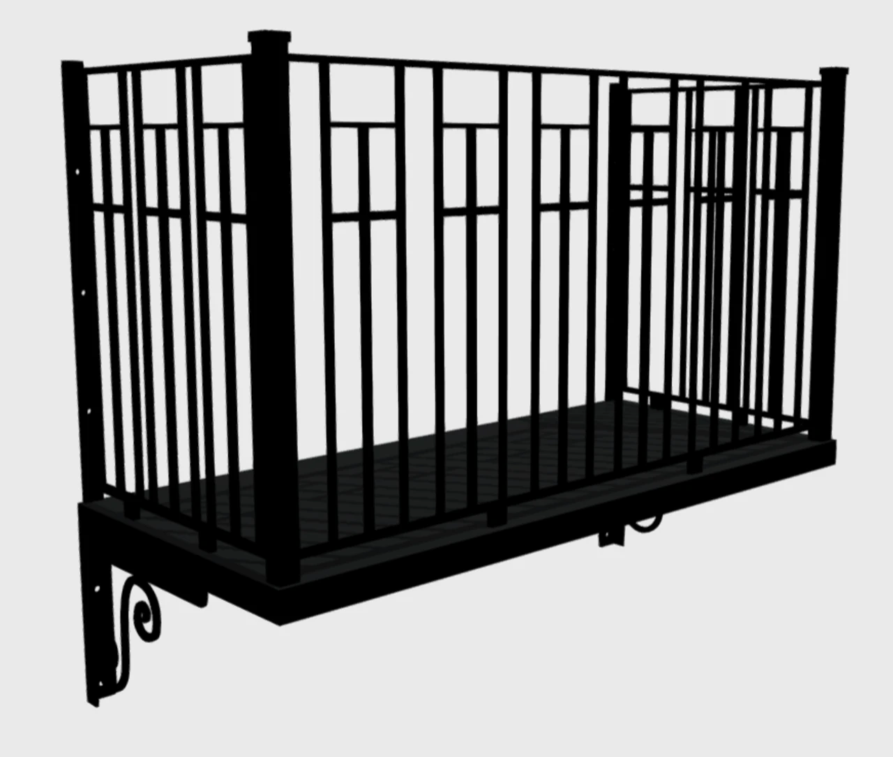 Cubist Stand-On Balcony 46 inch