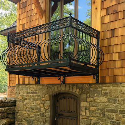 Light-Iron Dove Balcony