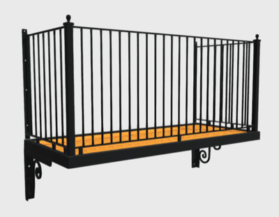 Plain Picket 58W 36D 37H