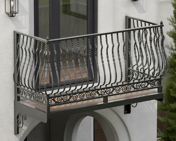 Iron-Lady Baroque Balcony