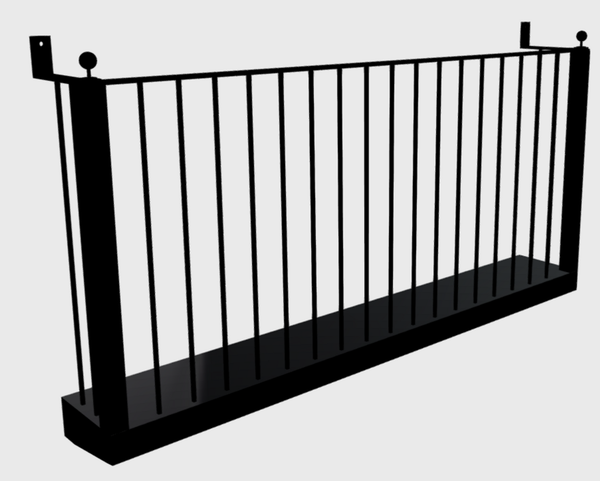 Plain Picket 7'W x 36"H - 12"D