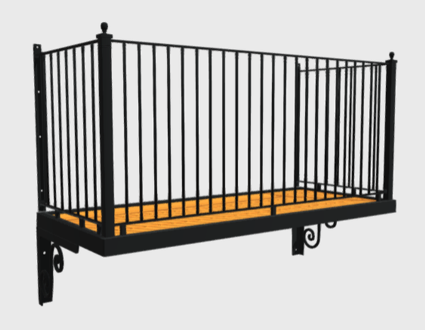 Plain Picket 58W 36D 37H