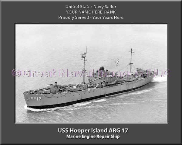 USS Hooper Island ARG 17 Personal Ship Canvas Print Photo US Navy Veteran Gift