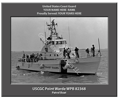 USCGC Point Warde WPB 82368 Personalized Cutter Canvas Print