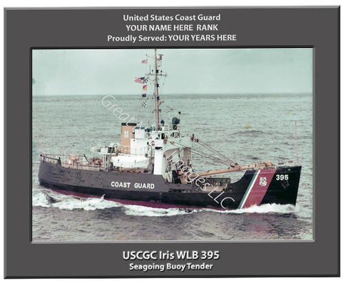 USCGC Iris WLB 395 Personalized Cutter Canvas Print