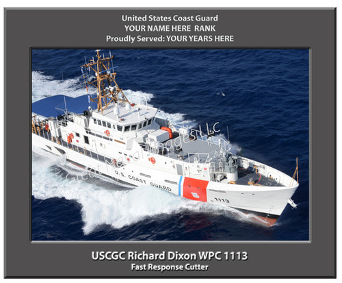 USCGC Richard Dixon WPC 1113 Personalized Cutter Canvas Print