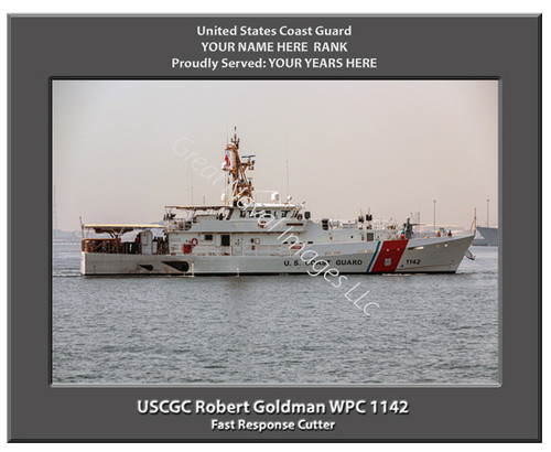 USCGC Robert Goldman WPC 1142 Personalized Cutter Canvas Print