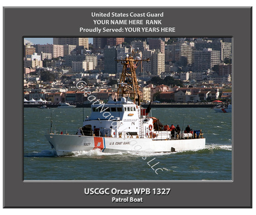 USCGC Orcas WPB 1327 Personalized Cutter Canvas Print