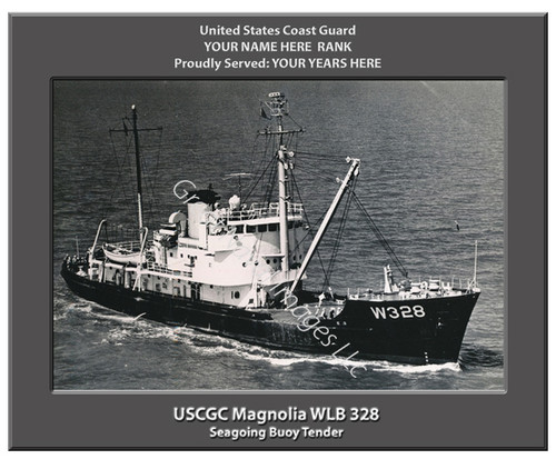 USCGC Magnolia WLB 328 Personalized Cutter Canvas Print