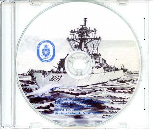 USS The Sullivans DDG 68 Commissioning Program 1997 Plank Owner