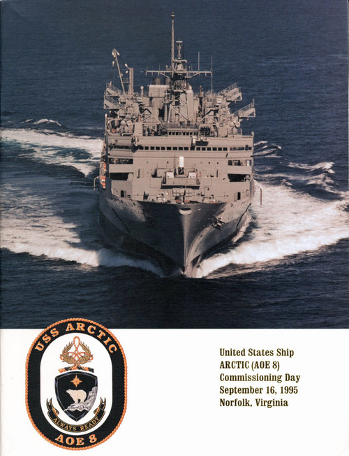 USS Arctic AOE 8 Commissioning Program 1995 Digital Download