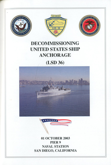 USS Anchorage LSD 36 Decommissioning Program 2003 Digital Download