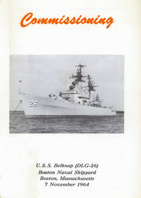 USS Belknap DLG 26 Commissioning Program 1964 Digital Download