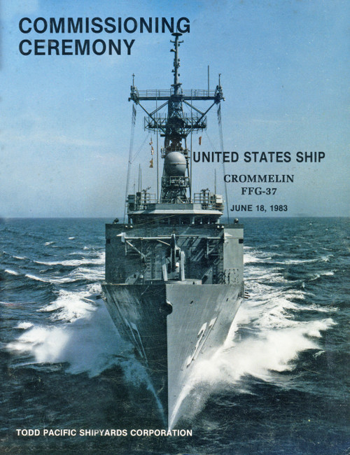 USS Crommelin FFG 37 Commissioning Program Digital Download