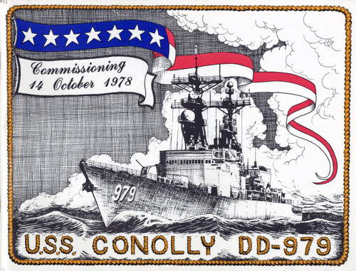 USS Conolly DD 979 Commissioning Program 1978 Digital Download